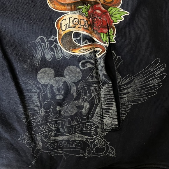 Disneyland Walt Disney Mickey Mouse navy sweatshirt L - Picture 8 of 10